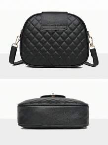 Borsa da spalla multifunzionale alla moda 2024 per donne, Borsa a tracolla popolare e classica per signore, piccola Borsa con tasche multiple e cerniere ideale per lavoro, studio, shopping, appuntamenti e viaggi, regalo perfetto per ragazze - nero - Visualizzare 7