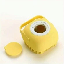 Cepillo de Ducha de Silicona 2-en-1 para Mascotas - Limpieza Fácil y Masaje Relajante, Herramienta de Aseo Ideal para Perros y Gatos.