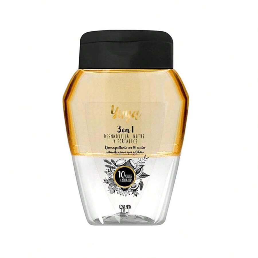Desmaquillante Bifásico 3 en 1 con 10 Aceites Naturales Yuya Republic Cosmetics. - Multicolor - Ver 1