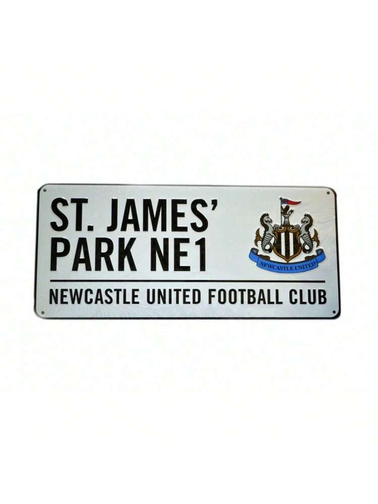 Newcastle Metal Street Sign (Multicoloured) | SHEIN USA