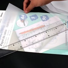 Motarro* Motarro 5 Chiếc Mờ Truy Tìm Paperfor Hoa Văn Thư Pháp Thủ Công Viết Sao Chép Giấy Vẽ Vật Dụng Văn Phòng 297*210 Mm - trắng - Xem 4