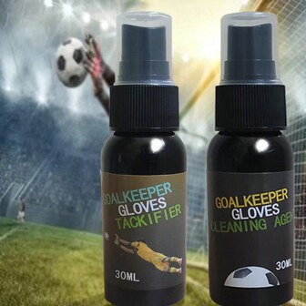 1入組進球員手套，具有黏性和清潔劑，運動配件，乳膠皮革，直接廠家供應
