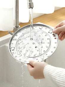 Rejilla Vaporera de Acero Inoxidable Verduras al Vapor - Plateado - Ver 7