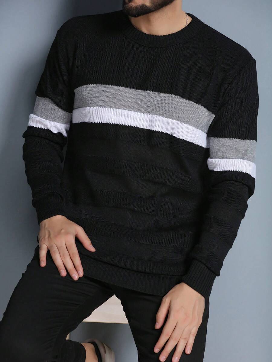Men Sweaters - Black - View 1