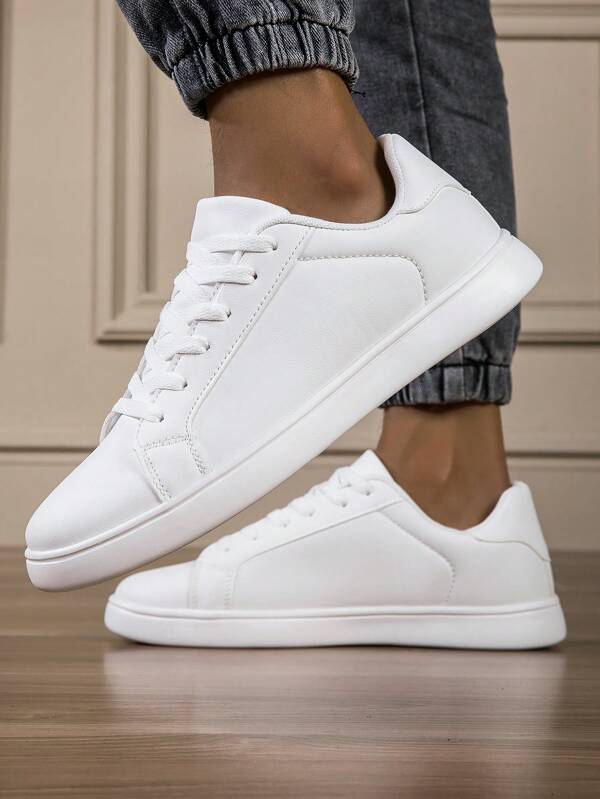 Unisex Lässig Sneaker, weiße Schuhe, Neuheiten für den Frühling, geeignet für Studenten, Größen 36-45, rutschfeste Arbeitsschuhe