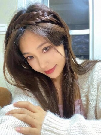 Women's Fishtail Braid Wig Headband, All-In-One Braided Wig With Hairpin, Non-Slip Headband ,Hair Hoop Hairband For Women Hair Accessories