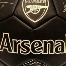 Arsenal FC Phantom Signature Football (Black/Gold) - 01 Black - View 2