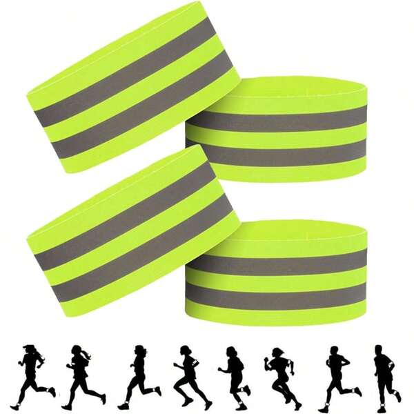 Running Reflectors Reflector Tape Reflective Straps For Light Bracelet Jogging Bicycle Cycling Suitable Reflectors For Adults
