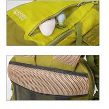 ROYAL MOUNTAIN Hiking And Outdoor Camping Trips Backpack, 40L Large Capacity Backpack, Lightweight Waterproof Durable Nylon Backpack - Green - View 6