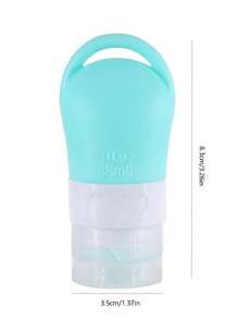 1入組1.3oz/2.7oz可攜式旅行分配瓶，洗髮水和沐浴露分配瓶，化妝品手霜矽膠分配瓶 - 彩色 - 查看 3