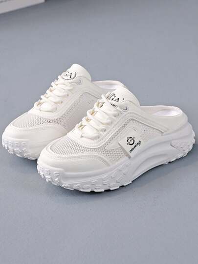 Fashionable Platform Slouchy Sandals Women's Shoes New Summer Casual Shoes Chunky Chunky Sneakers Comfortable 2024 Womenswear