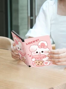 Cute Bunny & Bubble Tea Patterned Kindle Ebook Protective Case, Lightweight And Fit Perfectly To Protect Your Reading Device, Compatible With Kindle Models, Supports Sleep/Wake Function - Multicolor - View 11