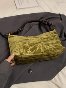 Bolso de hombro con forma de nube, bolso de diseño único con forma de panecillo, bolso de moda