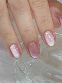 XEIJAYI 1 瓶 10ml 水晶貓眼美甲凝膠，亮片美甲凝膠，適用於 DIY 美甲藝術，居家美甲沙龍 - 粉色 - 查看 3