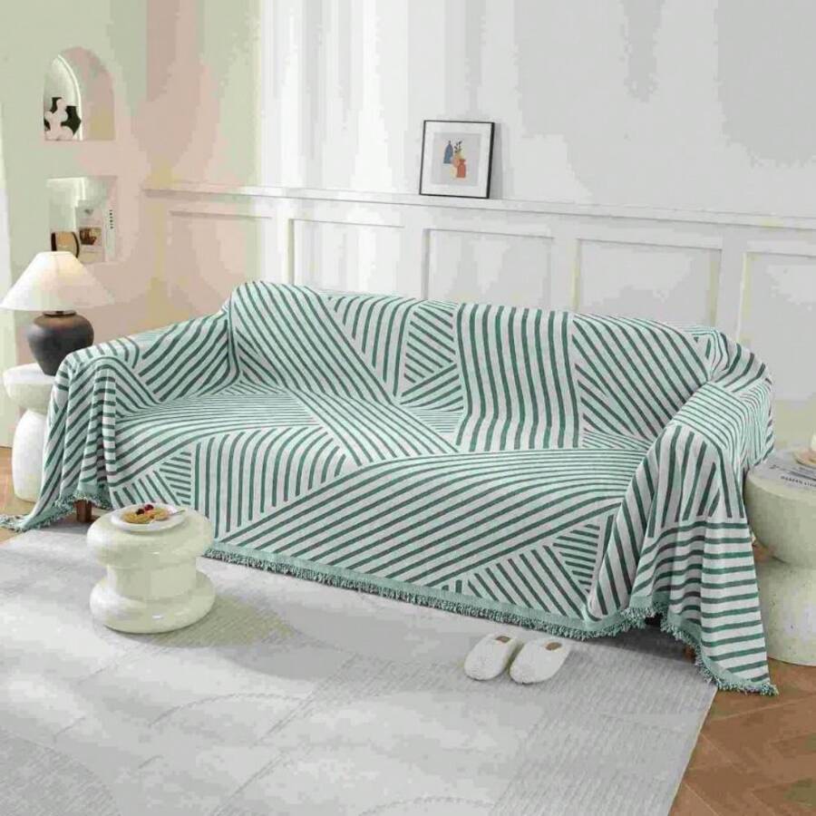 YSTYLE 沙发盖毯,沙发套 1/2/3/4 座,沙发盖毯,沙发盖毯 沙发套 沙发套 沙发毯 沙发盖毯 沙发套 沙发套 沙发盖板 - 綠色 - 查看 1
