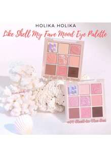 HOLIKA HOLIKA 我的最爱心情眼影盘（#07 海贝色）| 柔滑显色 | 哑光自然妆效，9色眼影盘，哑光质地，高显色度，持久不脱妆，易于晕染的中性色调眼影盘 | 韩妆，8克/0.28盎司 - #07 SHELL IN THE SEA - 查看 4