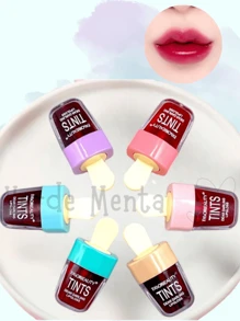 12 Piezas Tintas de Paleta Para Labios Larga Duracion 12 Tintas Tinta Para Labios Liquido Matte Indeleble Figura Paleta Tinta Labios Ph Magicos 12 Labiales Caja Set 12 Tintas de Paleta Para Labios Larga Duracion 12 Piezas - 6 Piezas - Ver 3