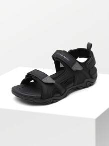 Men's Sandals Hiking Water Beach Sport Outdoor Athletic Arch Support Summer Sandals - màu đen - Xem 1