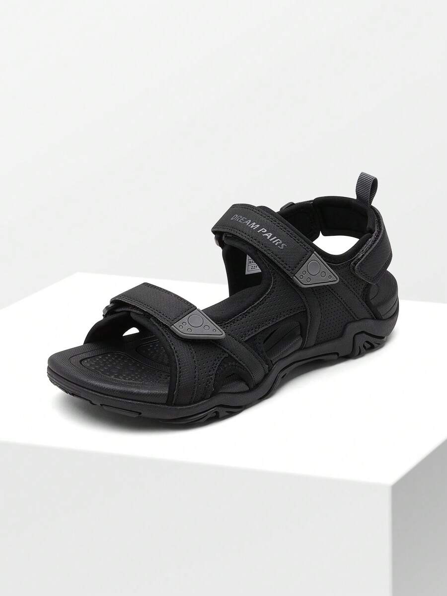 Men's Sandals Hiking Water Beach Sport Outdoor Athletic Arch Support Summer Sandals - màu đen - Xem 1