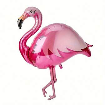 1pc Flamingo Foil Balloon Giant Balloon For Air And Helium As A Birthday Gift, Party Decoration Birthday Wedding Birthday Party Supplies , Halloween, Thanksgiving Day Gift,