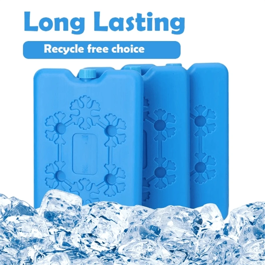 Túi đá Kona cho hộp cơm trưa - Không cần túi đá - Túi đá làm mát lâu dài có thể tái sử dụng (-5C) Gói tủ đông mỏng nhỏ - Đóng băng trong 25 phút - màu xanh da trời - Xem 1