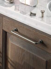 2入組古樸風格家居梳妝台抽屜廚房櫥櫃把手拉手，仿古銀仿古黃銅 - 鋅合金 - 查看 4