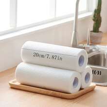 1pc Disposable Rags, Wet And Dry Rags, Washable Oil Absorbent Rags, Non-Oil Kitchen Paper, Disposable Non-Woven Dish Towels,Kitchen,Kitchen Items,Cleaning,Kitchen Towel,Cloth - Multicolor - View 2