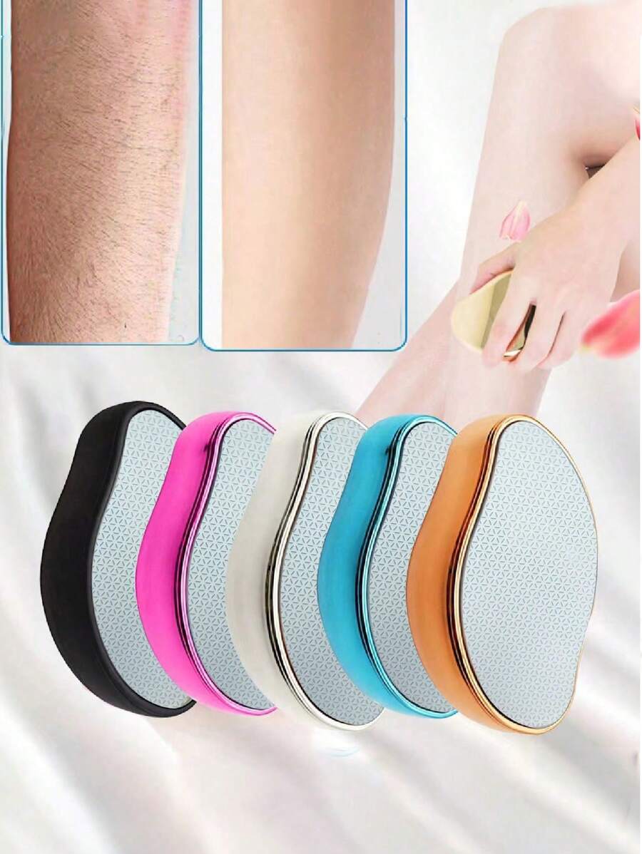 Manual Abrasion Exfoliator Hair Remover, Glass Nano Epilator For Women