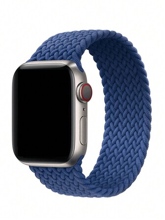 1pc Comfortable Elastic Nylon Woven Apple Watch Band, Compatible With Apple Watch Ultra/SE/Series 10/9/8/7/6/5/4/3/2/1, Size 45/49/38/40/41/42/44/46mm
