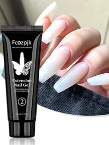 12 Colors Poly Nail Extension Gel 15ml Transparent Nude Pink Poly Nail Gel - Nail Quick Build Jelly Gel Nail Extension Acrylic Gel Varnish Gel For Beginners DIY At Home