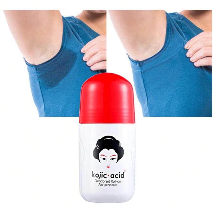 1 Pack Of 50ml Kojic Acid Deodorant RollOn Antiperspirant And Deodorant RollOn Beads, Sweat