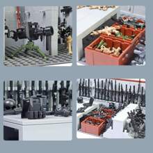 Base Base Building Blocks Sets WW2 Battle Brick Armory Swat Team Weapons Pack Toys Compatible With Major Brands Bricks(520 Pcs) Room Decoration - Mixing Colors - View 6