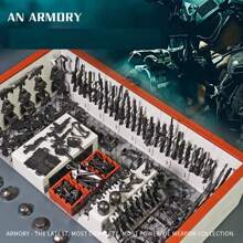 Base Base Building Blocks Sets WW2 Battle Brick Armory Swat Team Weapons Pack Toys Compatible With Major Brands Bricks(520 Pcs) Room Decoration - Mixing Colors - View 5