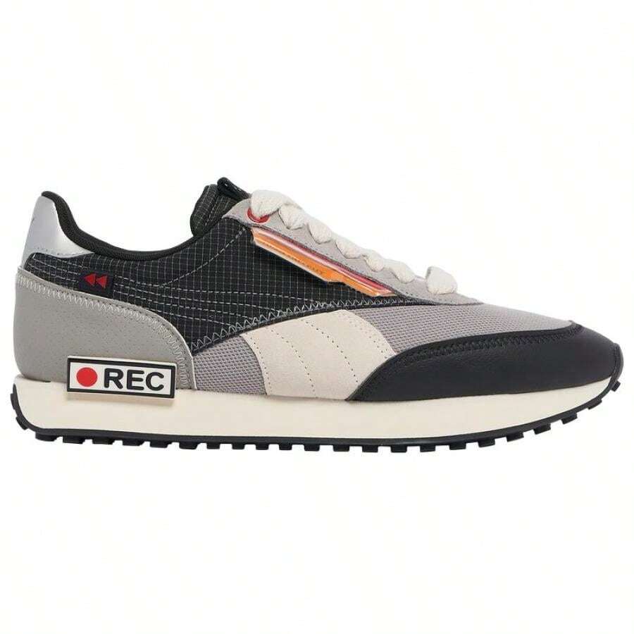 PUMA | PUMA Future Rider - Nam - Đen/Xám bê tông/Đỏ - Xem 1