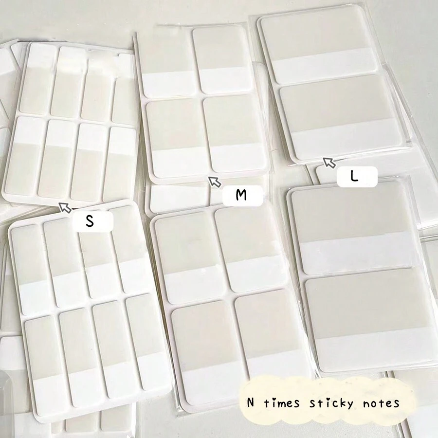 40/80/160 Sheets White N Times Sticky Notes Double Sided Writing Memo Pads For Office School Stationery Back To School