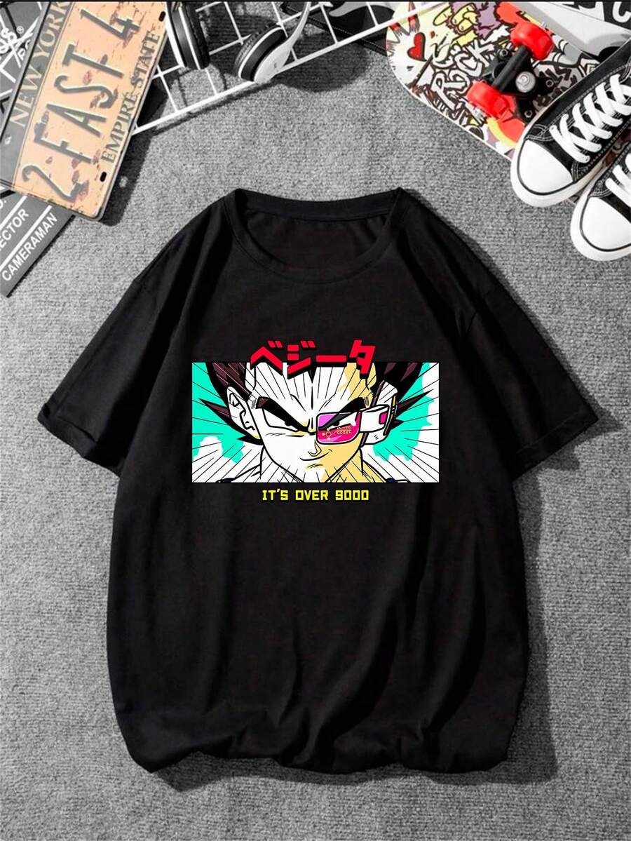 Men T-Shirts - 黑色 - 查看 1