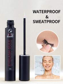 1支透明睫毛胶，超强持久假睫毛胶，速干，温和不刺激，防水睫毛嫁接胶，不含乳胶，适用于簇状假睫毛、条状假睫毛、敏感眼部，以及任何DIY睫毛（5毫升白色透明） - 白色 - 查看 10