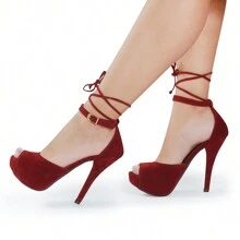 Sandália Feminina Meia Pata Salto Alto P31 Confortável sapatos feminina elegante