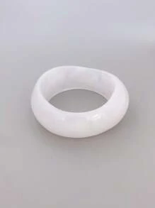 1 pieza brazalete exagerado de acrílico, adecuado para uso diario para mujeres