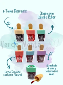 12 Piezas Tintas de Paleta Para Labios Larga Duracion 12 Tintas Tinta Para Labios Liquido Matte Indeleble Figura Paleta Tinta Labios Ph Magicos 12 Labiales Caja Set 12 Tintas de Paleta Para Labios Larga Duracion 12 Piezas - 12 Piezas - Ver 3