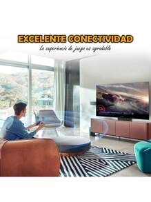 Game Stick Lite Con 20 Mil Juegos Consola De Videojuegos Retro V8 Con Tarjeta De Memoria De 64gb, Consola De Juegos Inalámbrica Con Joystick Dual De Alta Definición 4k HDTV - Negro - Ver 9