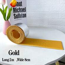 200cm*8cm自粘牆邊封邊防水腰線3D門框封邊底線背景裝飾貼紙 - 彩色 - 查看 11