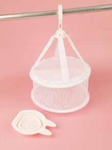 RANCAI 2个装化妆粉扑晾干网，可悬挂晾干海绵和刷子，适用于化妆工具和衣物；硅胶折叠洗碗刷，赠品 - 彩色 - 查看 17