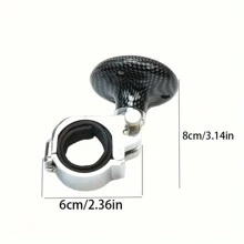 Durable Anti-Slip Stylish Car Steering Wheel Auxiliary Control Knob Ball Booster - Multicolor - View 2