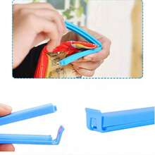 10 piezas Clip Bag o Clips para de sello de alimentos cocina - Multicolor - Ver 6