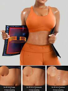 Women Waist Trainer Trimmer Corset Weight Loss Tummy Wrap Workout Belt Sweat Belly Band Sports Girdle Sauna Suit