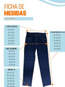 Men Jeans - 藍色 - 查看 7