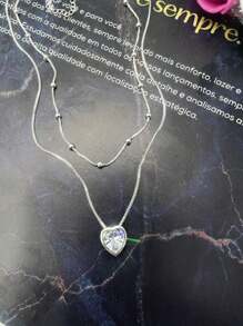 Women Necklace Sets - Bạc - Xem 5