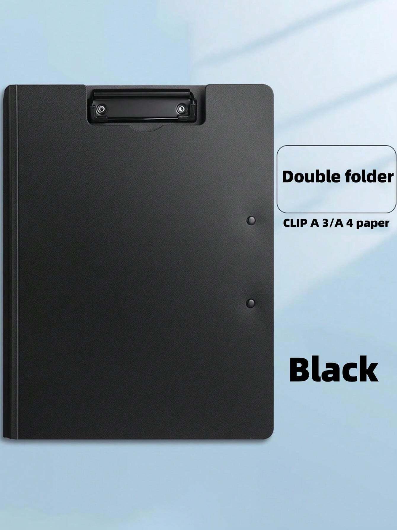 1pc A4 Hardboard Clipboard File Folder, 360 Degree Rotary Storage ...