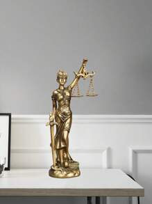 1 bức tượng Nữ thần công lý bằng nhựa, Phụ kiện trang trí, Thích hợp cho máy tính để bàn, giá sách trong nhà, văn phòng hoặc phòng học, Quà tặng ngày lễ - Nhiều màu - Xem 11